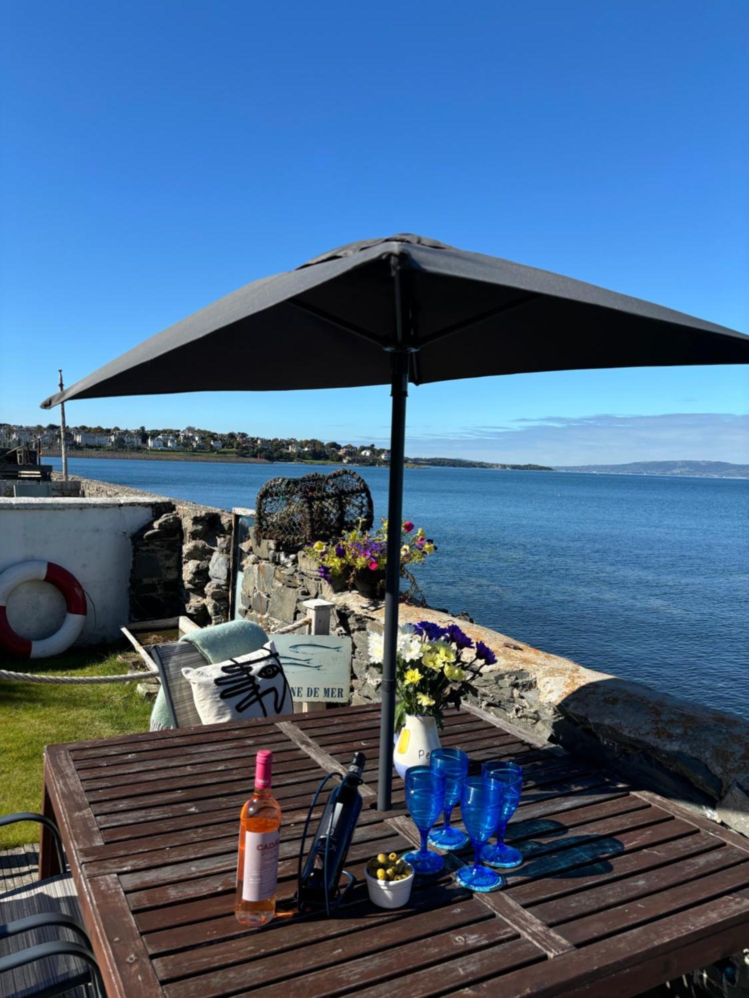 Splash Cottage Beach House With Sea Lapping Garden Μπάνγκορ Εξωτερικό φωτογραφία